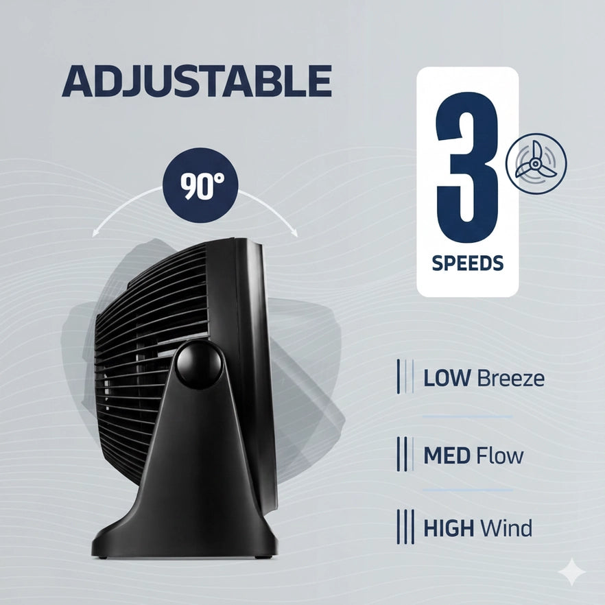 NEXAIR Classic 8-Inch Turbo Force Air Circulator Fan