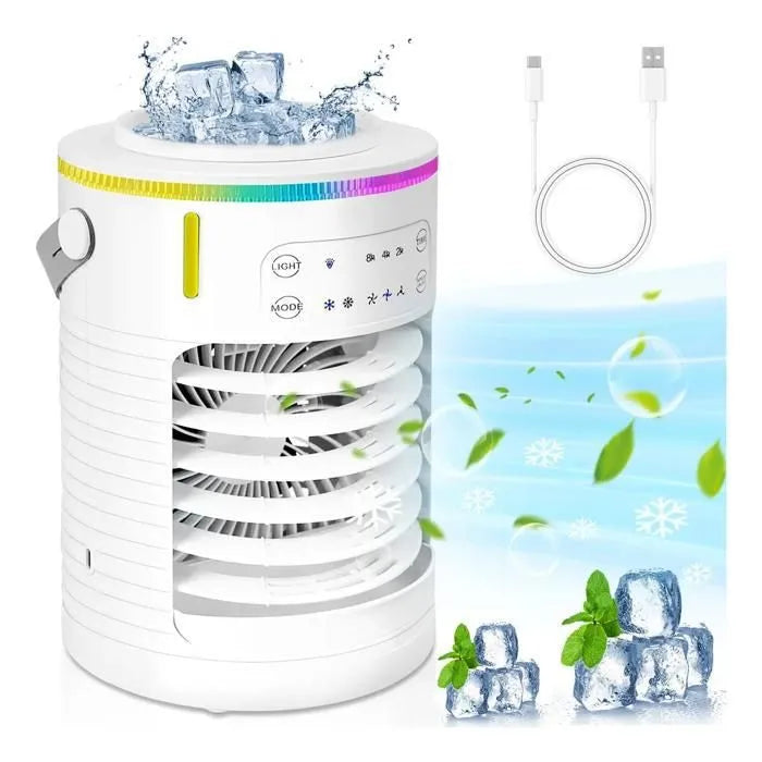 BRILLSTEN Portable Air Conditioning Fan 600ML USB