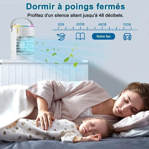 BRILLSTEN Portable Air Conditioning Fan 600ML USB